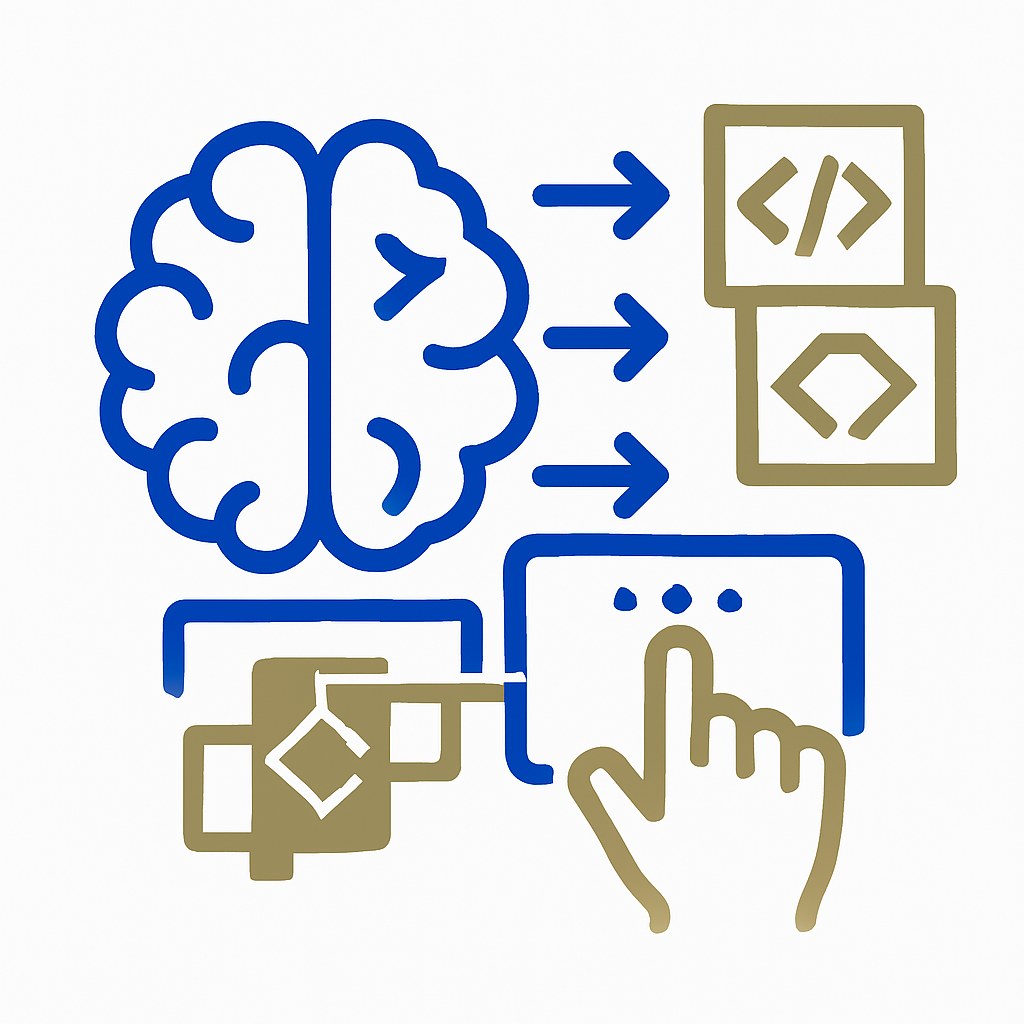 Ícone IA Generativa e No-Code